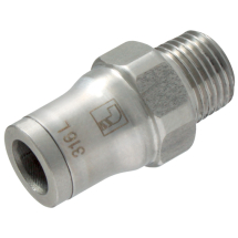 LE-3805 04 13 4MM X 1/4inch Male Stud BSPT